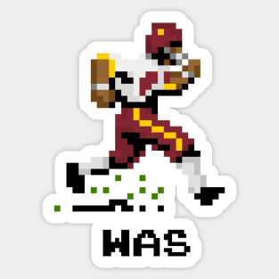 16-Bit Football - Washington Sticker